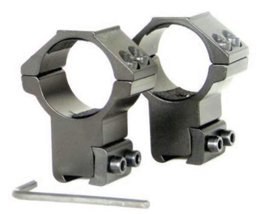 Wildhunter.ie - LYCAN Wildhunter Pro-Mounts 9-11mm Med 1" Dovetail -  Rifle Rings & Mounts 